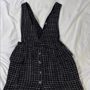 🍯NWOT Perfect condition tweed overall dress